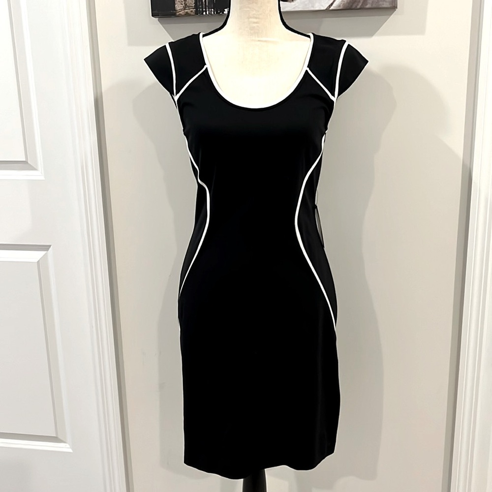Express Black and White Dress